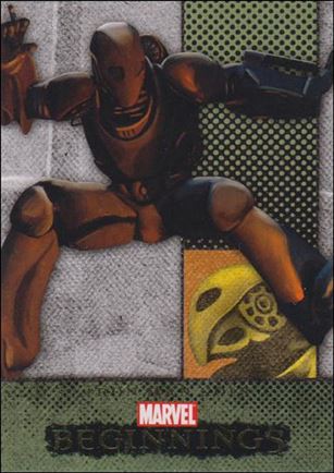 Marvel Beginnings: Series 1 (Base Set) card 171 Iron Man Noir