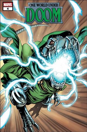 One World Under Doom issue 4-D Cory Smith Doomasaur Cover