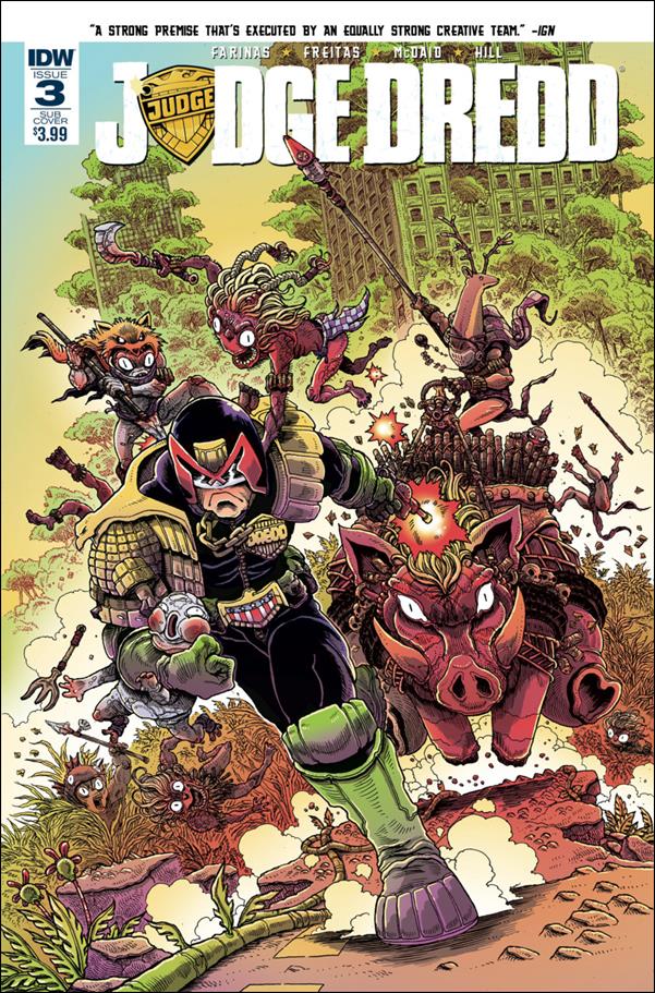 Judge Dredd (2015) issue 3-B James Stokoe Subscription Cover 