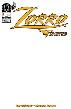 Zorro: Flights issue 1-D Blank/Sketch Cover