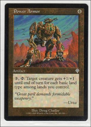 Magic the Gathering: Invasion (Base Set) card 309 Power Armor