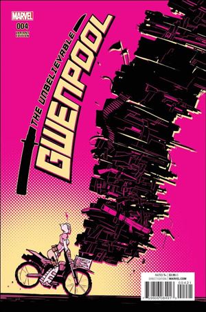 Unbelievable Gwenpool issue 4-C Annie Wu 1:25 Cover