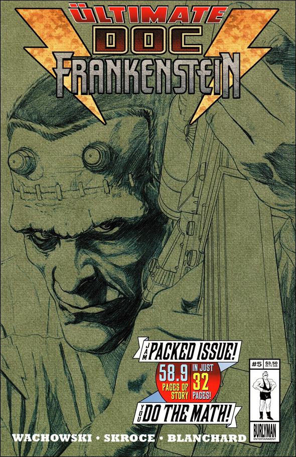 Doc Frankenstein issue 5-B Sketch Cover