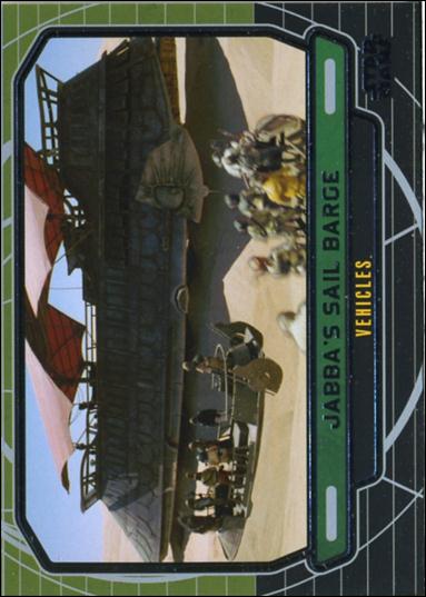 Star Wars Galactic Files (Base Set) card 286 Jabba's Sail Barge Vehicles