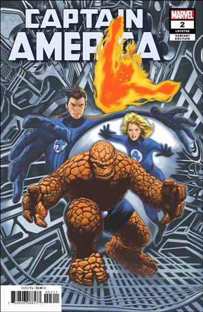Captain America (2018) issue 2-C Travis Charest Return of the Fantastic Four Cover