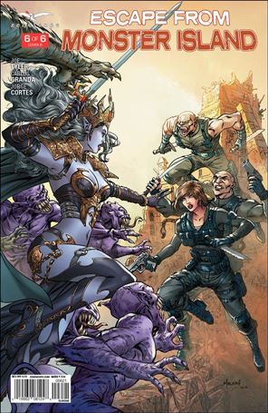 Escape from Monster Island issue 6-B Abhishek Malsuni Cover