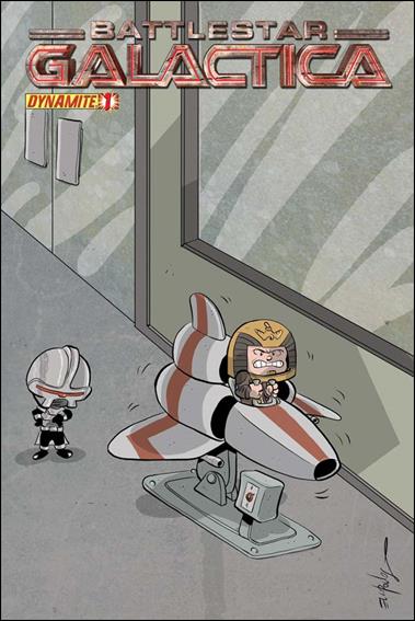 (Classic) Battlestar Galactica issue 1-B Chris Eliopoulos "Cute" Subscription Cover