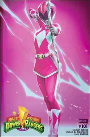 Mighty Morphin Power Rangers issue 101-J Ivan Tao 616 Comics Cover