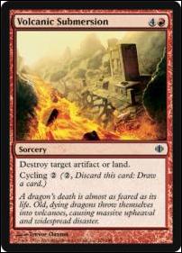 Magic the Gathering: Shards of Alara (Base Set) card 121 Volcanic Submersion