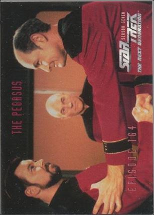 Star Trek: The Next Generation - The Episode Collection Season Seven (Base Set) card 679 The Pegasus, Episode 164-A