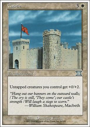 Magic the Gathering: 6th Edition (Base Set) card 6 Castle