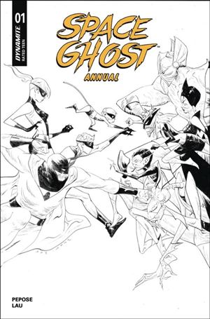 Space Ghost Annual issue 1.00-I Jae Lee B&W 1:10 Cover