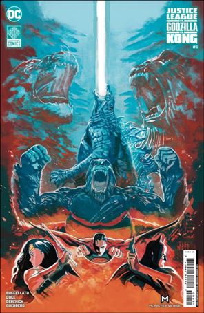 Justice League vs. Godzilla vs. Kong issue 6-E Nikolas Draper-Ivey 1:50 Cardstock Cover