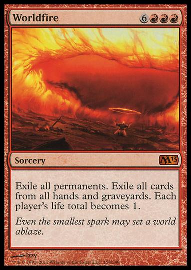 Magic the Gathering: 2013 Core Set (Base Set) card 158 Worldfire