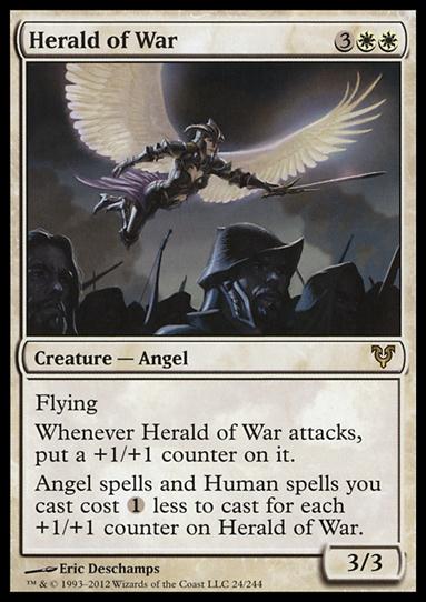 Magic the Gathering: Avacyn Restored (Base Set) card 24 Herald of War