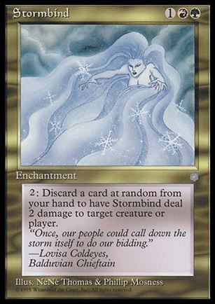 Magic the Gathering: Ice Age (Base Set) card 304 Stormbind