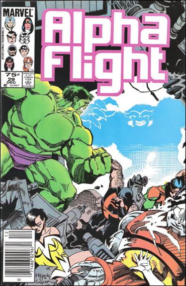Alpha Flight (1983) issue 29-C Canadian Price Cover