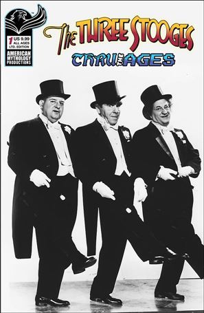 Three Stooges Thru the Ages issue 1-C Black & White Photo Cover 1/350