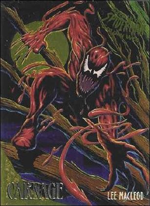 Fleer Ultra Spider-Man (Golden Web Subset) card 2 Carnage