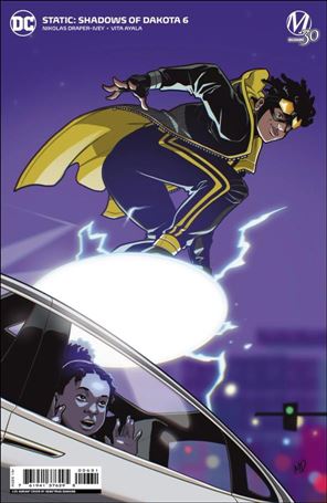 Static: Shadows of Dakota issue 6-C Demetrius Dawkins 1:25 Cardstock Cover