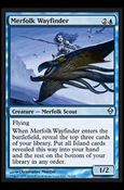 Magic The Gathering: Zendikar (Base Set) card 56 Merfolk Wayfinder