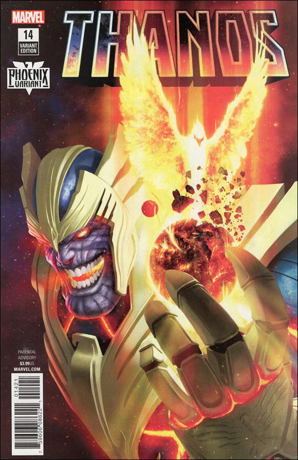 Thanos (2017) issue 14-B Rahzzah "Phoenix" Cover