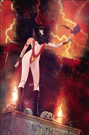 Vampirella vs. the Superpowers issue 3-J Robert Carey 1:15 Virgin Cover