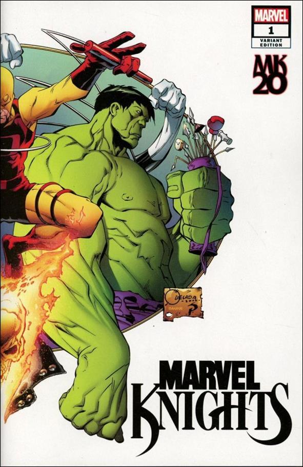 Marvel Knights 20th issue 1-G Joe Quesada 1:100 Hidden Gem Cover