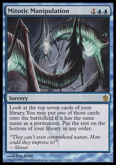 Magic the Gathering: Mirrodin Besieged (Base Set) card 27 Mitotic Manipulation