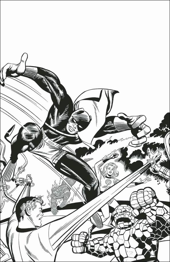 Black Panther (2018) issue 1-L Jack Kirby 1:1000 Black and White Remastered Cover