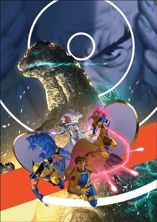 Godzilla vs. X-Men issue 1-I Taurin Clarke Virgin 1:100 Cover