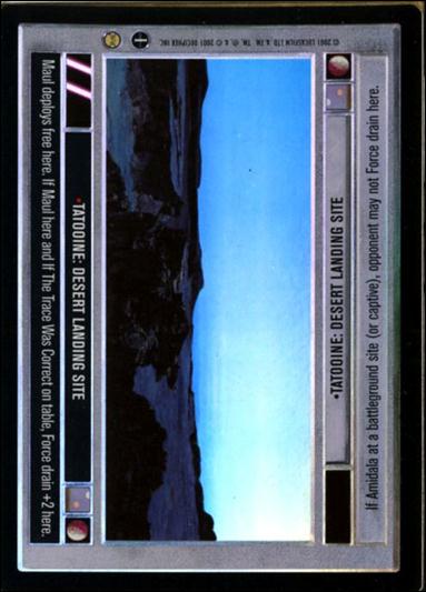 Star Wars: Reflections III (Base Set) card 90 Tatooine: Desert Landing Site