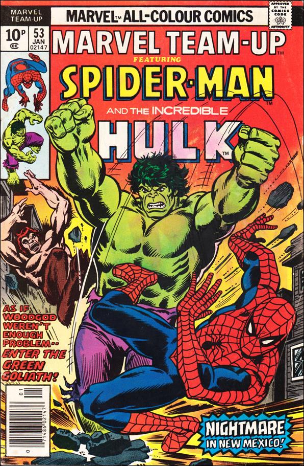 Marvel Team-Up (1972) issue 53-B UK Price Cover