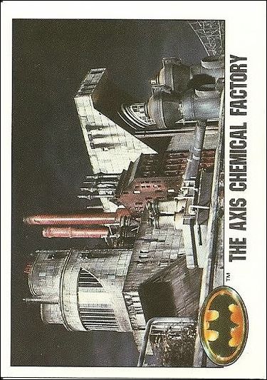 Batman: Series 1 (Base Set) card 26 The Axis Chemical Factory