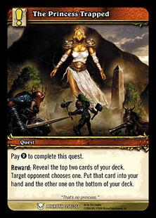 World of Warcraft: Heroes of Azeroth (Base Set) card 357 The Princess Trapped
