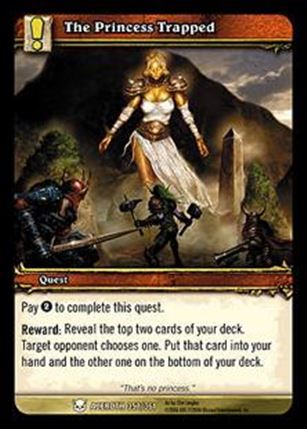 World of Warcraft: Heroes of Azeroth (Base Set) card 357 The Princess Trapped