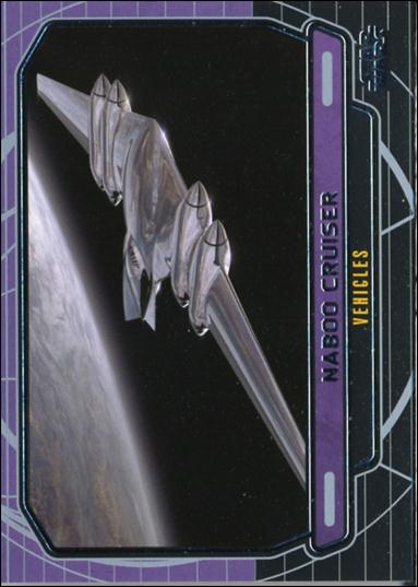 Star Wars Galactic Files (Base Set) card 249 Naboo Cruiser Vehicles