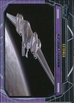 Star Wars Galactic Files (Base Set) card 249 Naboo Cruiser Vehicles