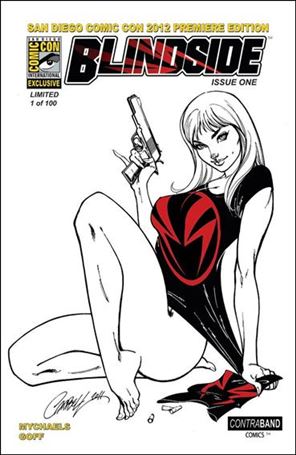 Blindside (2012) issue 1-C J. Scott Campbell San Diego Comic-Con Cover 1/100