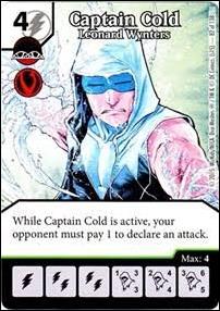DC Comics Dice Masters Justice League  card 82 Captain Cold - Leonard Wynters