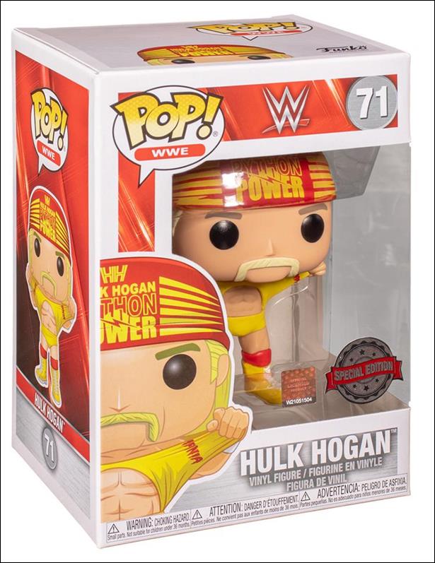 POP! WWE figure 71-B Hulk Hogan (Python Power-Wrestlemania 3)