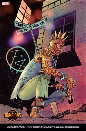 Fantastic Four (2022) issue 12-B Corin Howell New Champions Cover