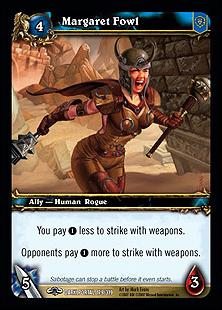 World of Warcraft: Through the Dark Portal (Base Set) card 179 Margaret Fowl
