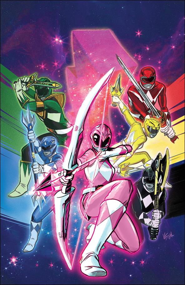 Mighty Morphin Power Rangers issue 1-SJ Veronica Fish Heroes & Fantasies Cover