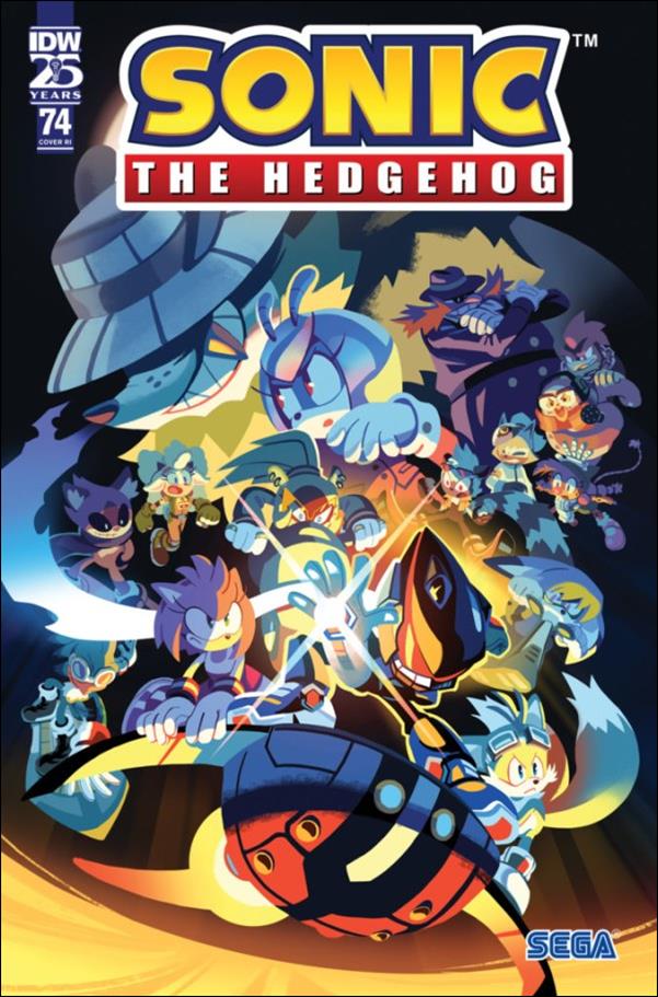 Sonic the Hedgehog (2018) issue 74-C Nathalie Fourdraine 1:10 Cover