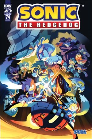 Sonic the Hedgehog (2018) issue 74-C Nathalie Fourdraine 1:10 Cover