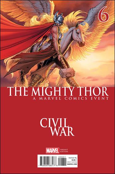 Mighty Thor (2016) issue 6-B Joyce Chin Civil War Cover