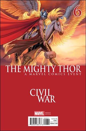 Mighty Thor (2016) issue 6-B Joyce Chin Civil War Cover