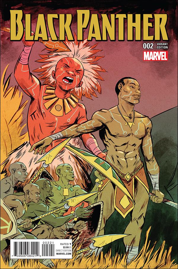 Black Panther (2016) issue 2-B Sanford Greene Connecting Cover