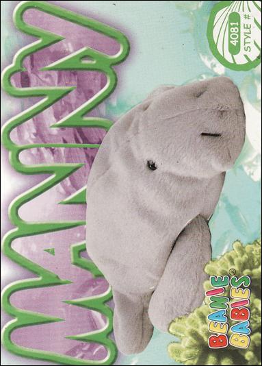 Beanie Babies Series 4 (Base Set) card 209 Manny